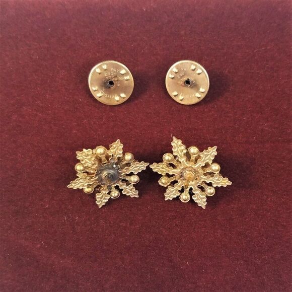 2 Vintage Star Pins 1950s Jewelry Mid Century Pins - Picture 3 of 6